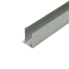 Egyszínű Led Neon Flexhez alu sín, 1 méter, 6x12mm-hez.