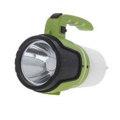   Tölthető Zseblámpa, kempinglámpa, 450 lumen, 3 kapcsolási funkció